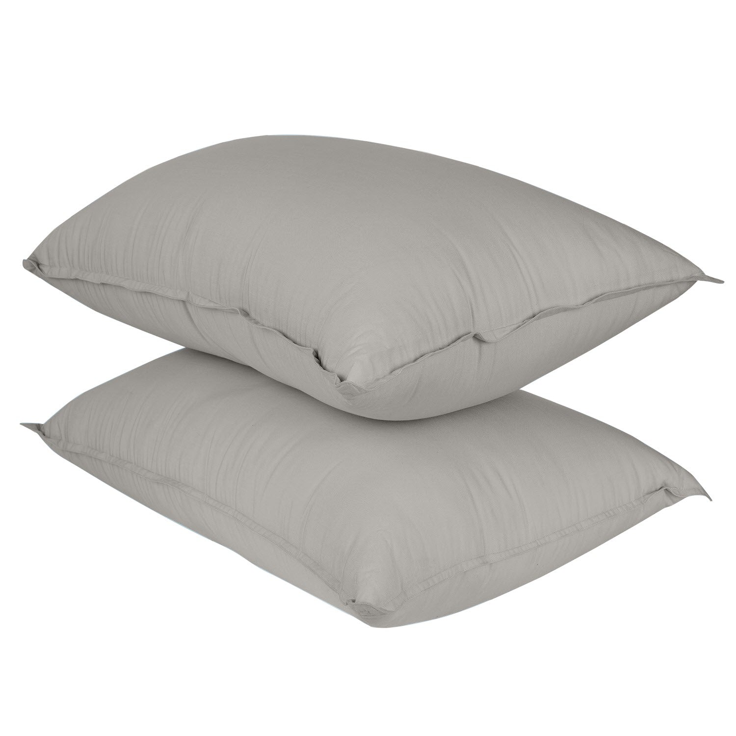 100% Organic Silk Cotton Pillow - Antarctic Grey
