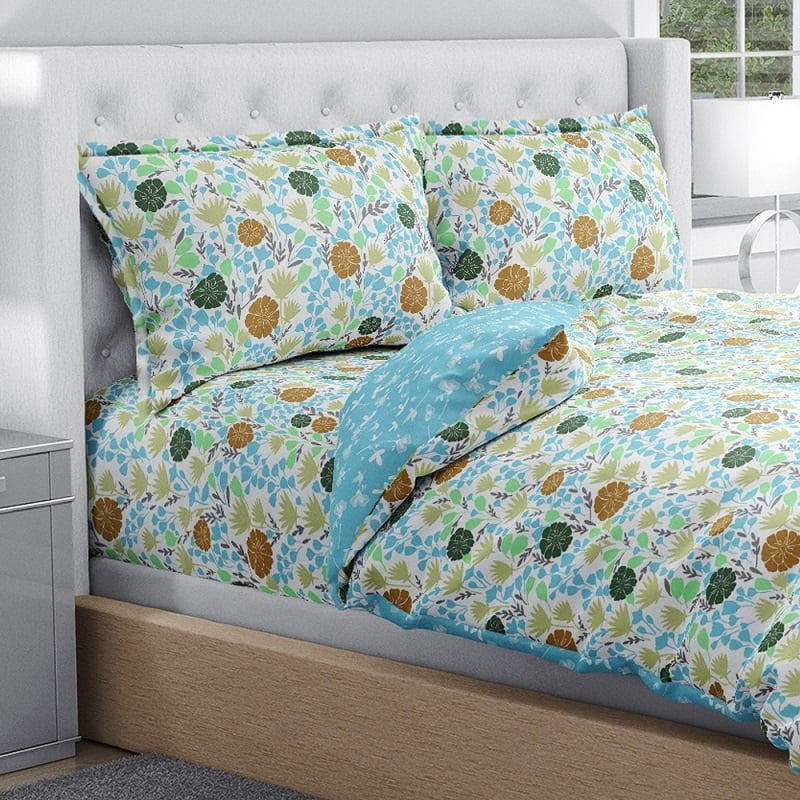 Swaas 100% Pure Cotton Fresh Blossoms  Pillow Covers