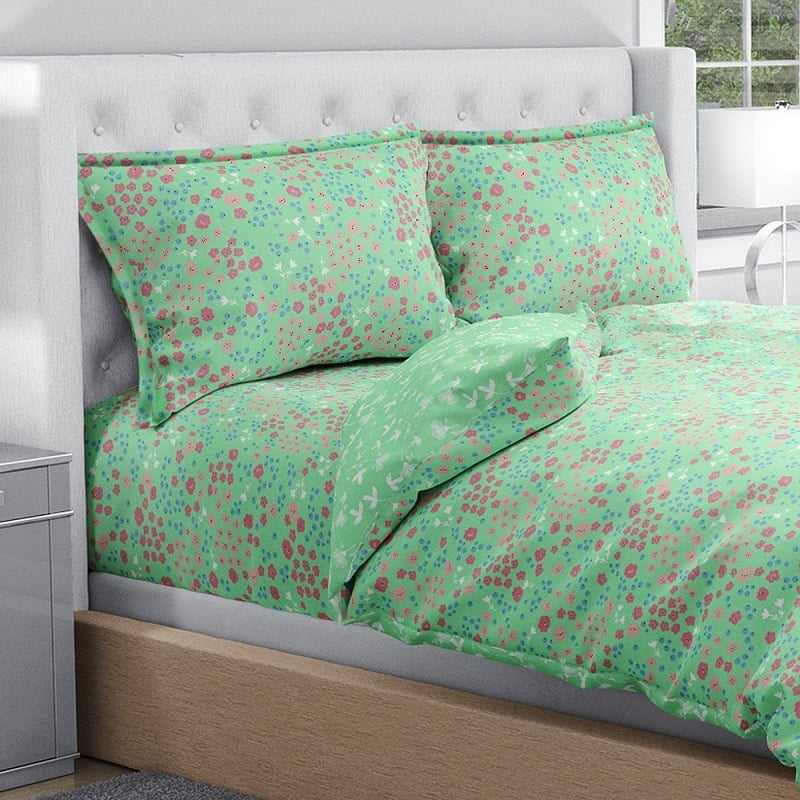 Swaas 100% Pure Cotton Bright Blooms  Pillow Covers