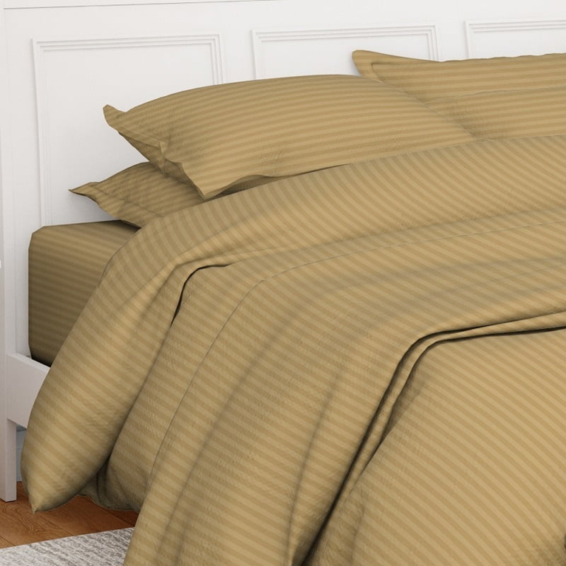 Swaas Antimicrobial 300TC Sateen Striped Pillow Covers